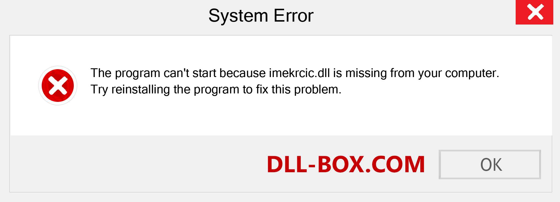  imekrcic.dll file is missing?. Download for Windows 7, 8, 10 - Fix  imekrcic dll Missing Error on Windows, photos, images